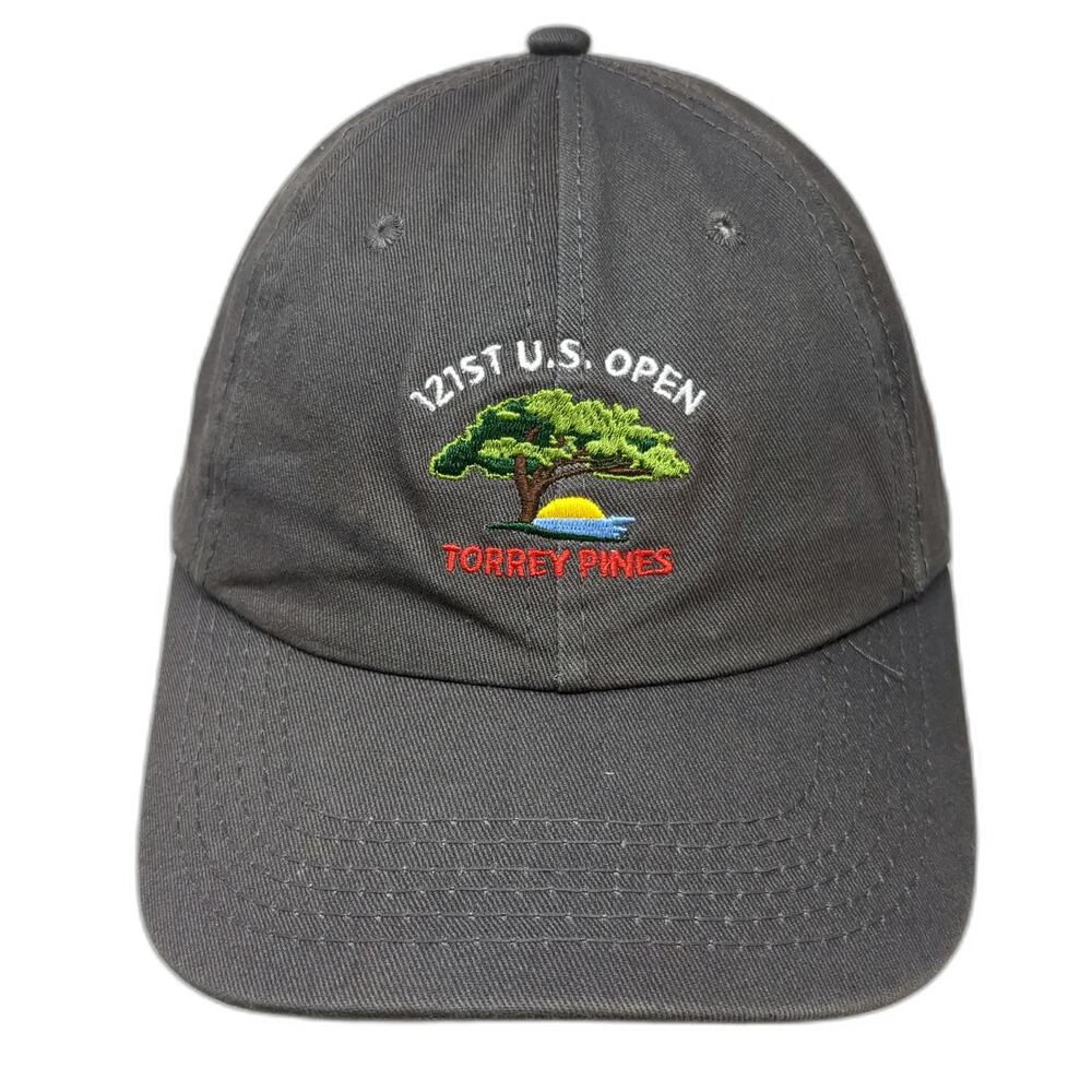 USGA 121st U.S. Open Torrey Pines Member Gray One Size Baseball Cap Hat Golfing